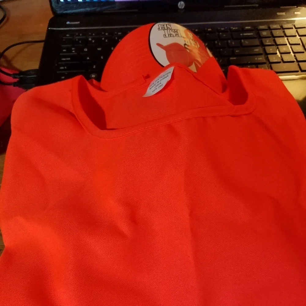 Cap & Vest Safety Color Orange OSFA Set Hunting